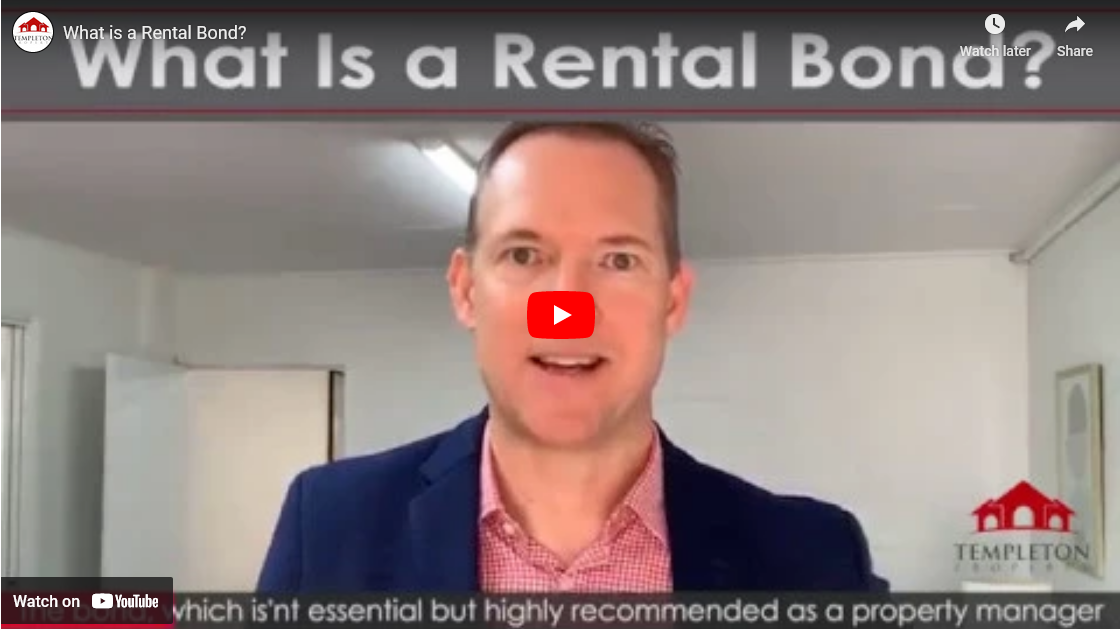 YouTube Screenshot - What is a rental bond?