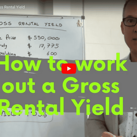 YouTube Screenshot - How to work out a Gross Rental Yield