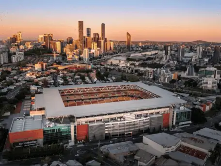 Picture of Brisbane with the CBD and Suncorp Stadium as the feature.