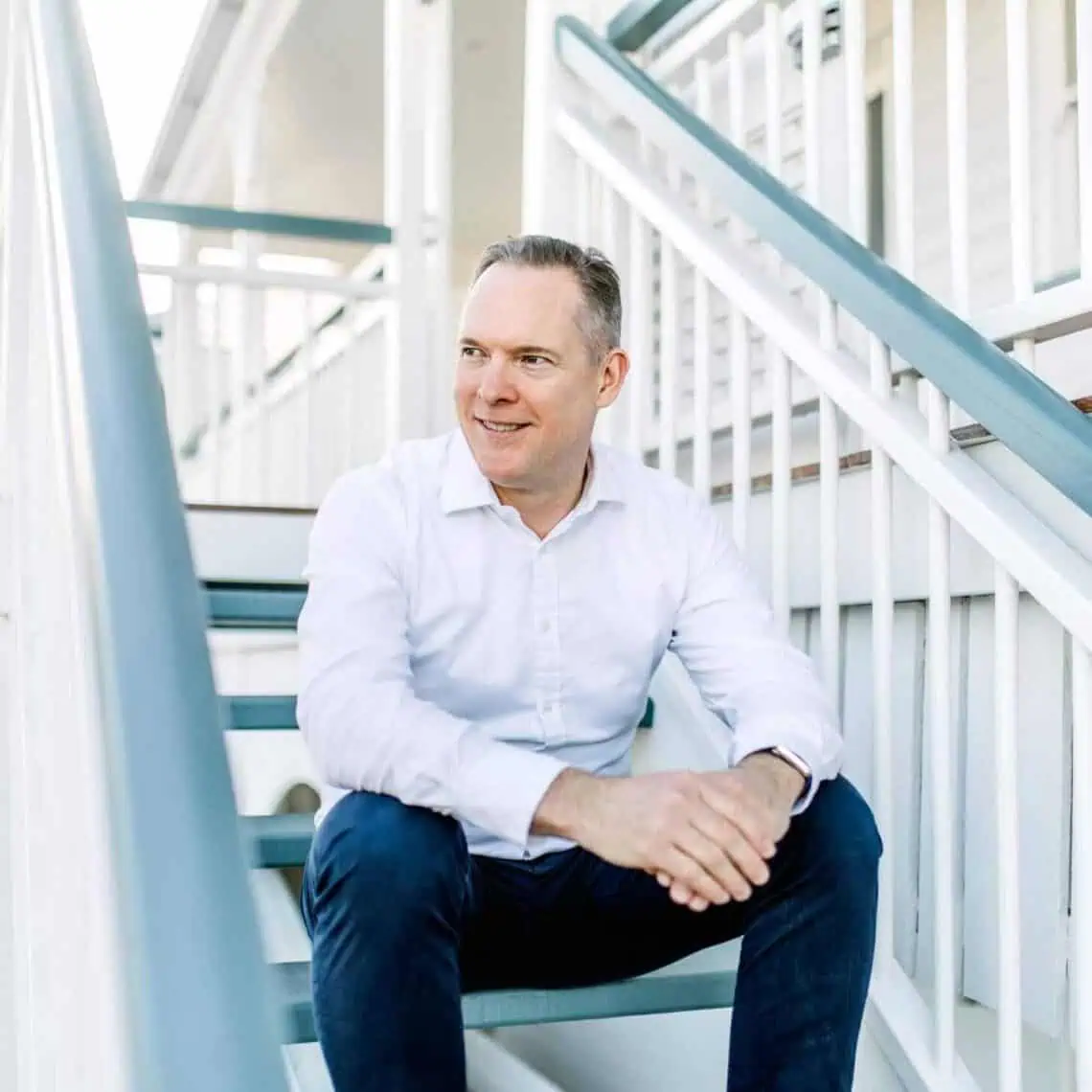 Sam Price, Brisbane buyer’s agent, inspecting a property for clients relocating to Brisbane