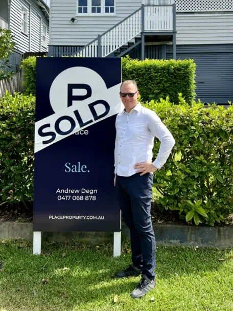 Sam Price buyer's agent and valuer at sold property in Ashgrove Brisbane 4060